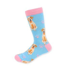 Women's Novelty Retriever Socks Blue